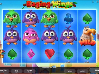 Видеослот Raging Wings — Endorphina